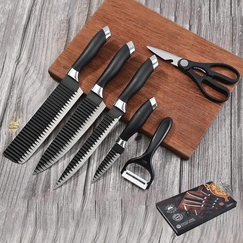 6 Pcs Professional Knives Set_0